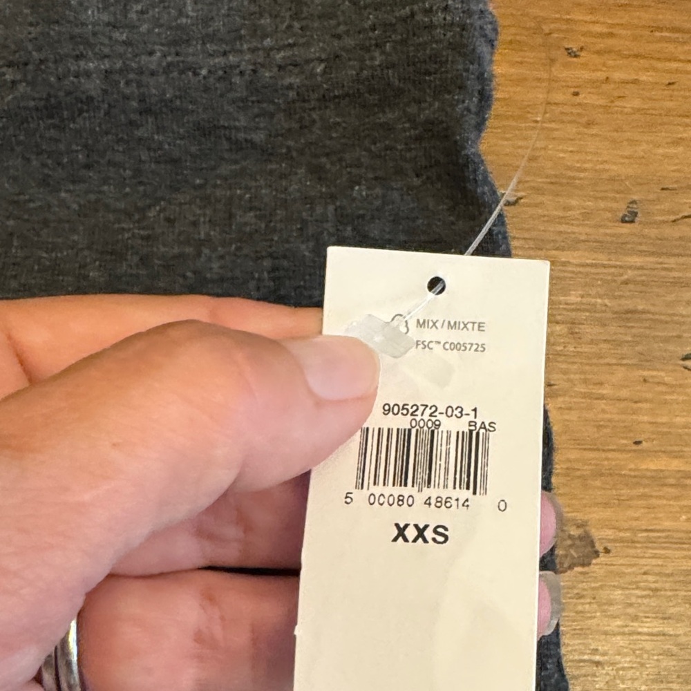 NWT Gray XXS Women’s Leggings - Soft & comfy - 22.5” waist and 25.5” Fall ready! - Picture 3 of 6